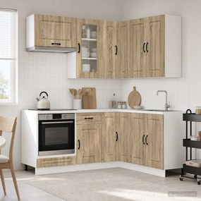 vidaXL Μονάδα κουζίνας KALMAR 8 pcs Sonoma Δρυς Επεξεργασμένο Ξύλο