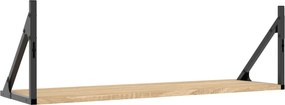 vidaXL Ράφια Τοίχου 2 τεμ. Sonoma Δρυς 80x25x25,5 εκ. από Τεχνητό Ξύλο