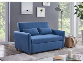 Καναπές - Κρεβάτι Motto Ε992,1 145x89x86cm Blue Ξύλο,Ύφασμα