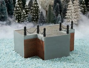 Διακοσμητική Μινιατούρα Εξέδρα LuVille με διαστάσεις 20x14.5x11.5cm