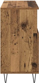 vidaXL Πλαϊνό γραφείο Παλιό ξύλο 60 x 35 x 70 cm