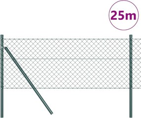 vidaXL Φράχτης Συρμάτινου Φράχτη 25 x 0,6 μ (Π x Υ)