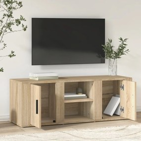 vidaXL Έπιπλο Τηλεόρασης Sonoma Δρυς 100x31,5x35 εκ. Επεξ. Ξύλο