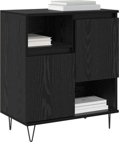 vidaXL Πλαϊνό γραφείο Μαύρη Οξυά 60 x 35 x 70 cm