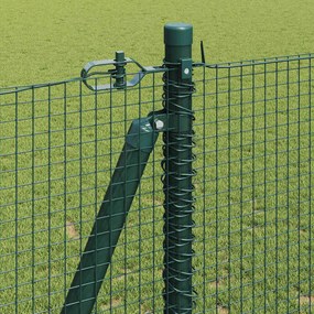 vidaXL Συρματόπλεγμα με Σκυρόδεμα 25 x 1,2 μ PVC-Επικαλυμμένο Ατσάλι