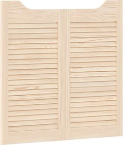 vidaXL Πόρτες Swing Φυσικό 80 x 40 cm Μασίφ Ξύλο Πεύκου