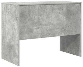 vidaXL Γραφείο Γκρι σκυροδέματος 100 x 50 x 76 εκ. Επεξεργασμένο ξύλο