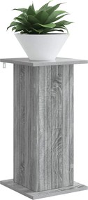 vidaXL Βάση φυτών 2 τεμ. Γκρι Sonoma 30,5 x 30 x 60,5 εκ