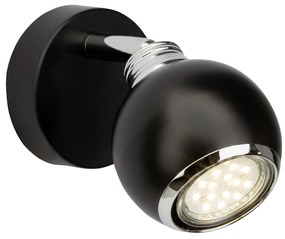 Σποτ Μονόφωτο Brilliant Ina G77710/06 Chrome/Black
