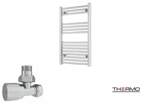 Thermo ALTO Θερμαινόμενη πετσετοκρεμάστρα από Mild Steel με υδραυλική λειτουργία, 80x50cm Chrome