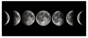 Πίνακας σε καμβά "The Moon" Megapap ψηφιακής εκτύπωσης 120x50x3εκ.