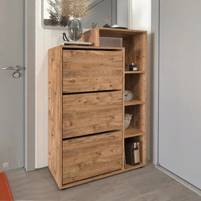 Παπουτσοθήκη Lego Megapap χρώμα pine oak 90x32x143εκ. - 0267150