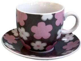 Σετ 6τεμ. Φλιτζάνια Καφέ 90cc DAISY-PURPLE DG08-0209/B - Max.Home®