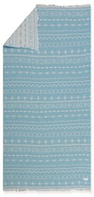 Πετσέτα Θαλάσσης - Παρεό Alter Blue Nef-Nef Beach 90x170cm 100% Cotton