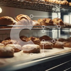 Σετ των 2 Intra Συλλεκτικό Ξύλινο Παζλ Plywood 4mm - Αρτοποιείο με Ράφια Αρτοσκευασμάτων Σε Ξύλινο Κουτί - Διαστάσεις: 10x10 cm – 25 κομμάτια