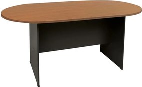 ΣΥΝΕΔΡΙΟΥ-A Τραπέζι Οβάλ Απόχρωση Dark Grey - Cherry   1τμχ