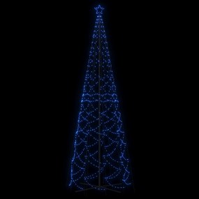 vidaXL Χριστουγεννιάτικο Δέντρο Κώνος 1400 LED Μπλε 160 x 500 εκ.