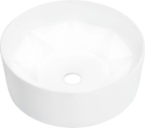 vidaXL Νιπτήρας Λευκός 36 x 14 εκ. Κεραμικός