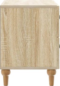 vidaXL Κομοδίνο Sonoma Δρυς 62 x 34,5 x 48 εκ Επεξεργασμένο Ξύλο