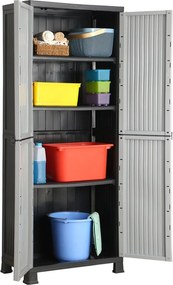 vidaXL Πλαστικό Ντουλάπι 68 x 39 x 171,5 εκ.