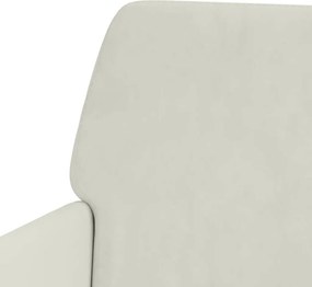 vidaXL Πολυθρόνα Κρεμ 62 x 79x 79 εκ. Βελούδινη