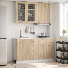vidaXL Μονάδα κουζίνας LYON 4 pcs Sonoma Δρυς Επεξεργασμένο Ξύλο