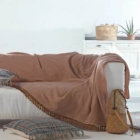 Ριχτάρι Greta 06 Terracotta Kentia Διθέσιο 180x240cm 100% Cotton