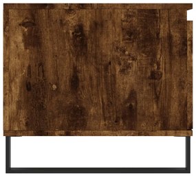 vidaXL Τραπεζάκι Σαλονιού Καπνιστή Δρυς 100x50x45 εκ. Επεξεργασμ. Ξύλο