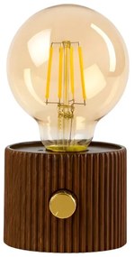 Επαναφορτιζόμενη επιτραπέζια λάμπα LED με Dimmer - FA-008 - 817452 - Dark Brown-817452_dbr