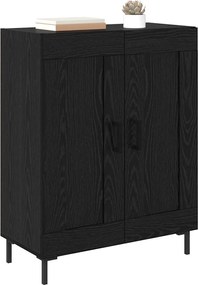 vidaXL Πλαϊνό γραφείο Μαύρη Οξυά 69,5 x 34 x 90 εκ.