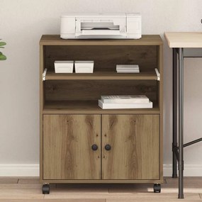 vidaXL Σταντ Εκτυπωτή Artisan Oak 60 x 48 x 74 εκ. Επεξεργασμένο Ξύλο