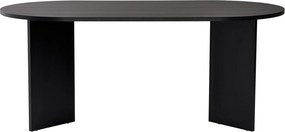 Dining Table Sablin - Wood Black Wood Black