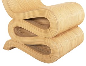 Καρέκλα - Πολυθρόνα CURVY LOUNGE2 C9885 Φυσικό Rattan 46x66x86Υεκ. 46x66x86 εκ.