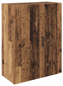 vidaXL Ντουλάπια Τοίχου 2 pcs Παλαιό ξύλο 69.5 x 34 x 90 εκ.