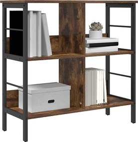 vidaXL Ράφι Βιβλίων 4 επιπέδων 82 x 32 x 79 εκ. Επεξεργασμένο Ξύλο
