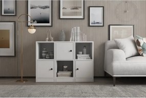 Stewehome Κονσόλα με ράφι και ντουλάπι Λευκό 40x98x72 cm