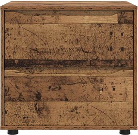 vidaXL Ντουλάπι αποθήκευσης Παλιό Ξύλο 60 x 48 x 57 εκ