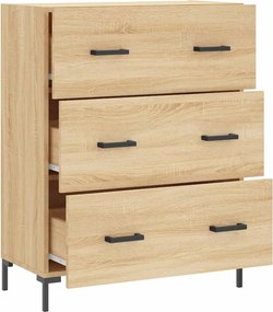 vidaXL Ντουλάπι Sonoma Δρυς 69,5 x 34 x 90 εκ. από Επεξεργασμένο Ξύλο