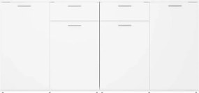 vidaXL Μπουφές Λευκός 160 x 36 x 75 εκ. από Επεξ. Ξύλο