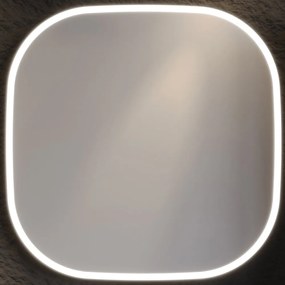 Καθρέφτης Led Enza 3MENZ080ANTM 80cm Anthracite Mdf,Γυαλί