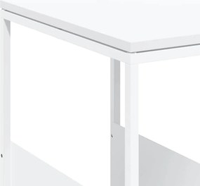 vidaXL Τραπέζι Βοηθητικό Λευκό 55x36x59,5 εκ. από Επεξεργασμένο Ξύλο