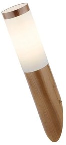 Απλίκα Φωτιστικό Τοίχου 1xΕ27 IP44 Οπάλ Γυαλί Boston Globo Lighting-3157W-Καφέ 3157W