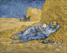 Vincent van Gogh - Εκτύπωση έργου τέχνης Η σιέστα, (40 x 30 cm)