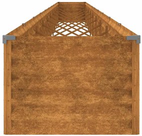 vidaXL Ζαρντινιέρα 960 x 50 x 36 εκ. από Ατσάλι Σκληρυθέν στον Αέρα