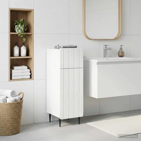 vidaXL Ντουλάπι Αποθήκευσης Μπάνιου ZWOLLE Λευκό 30 x 31 x 79,5 εκ.