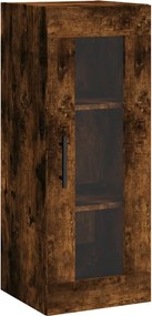 vidaXL Ντουλάπι Καπνιστή δρυς 34,5x34x180 εκ. από Επεξεργασμένο Ξύλο