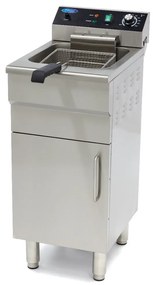 Deep Fryer - 16L - 1 Basket - with Drain Tap and Stand - 230V