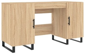 vidaXL Γραφείο Sonoma Δρυς 140 x 50 x 75 εκ. από Επεξεργασμένο Ξύλο