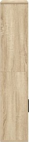 vidaXL Βιβλιοθήκη Sonoma Δρυς 60x24x120 εκ. από Επεξεργασμένο Ξύλο