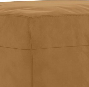 vidaXL Πάγκος Καφέ 100x35x41 εκ. Βελούδινος